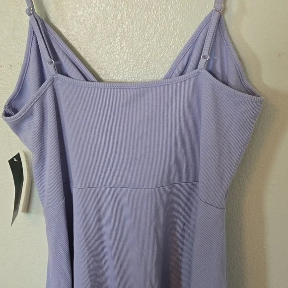 Wild Fable | NWT Blue Ribbed Jersey Skater Dress Size XL - Picture 5 of 10